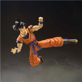 SON GOKU SAIYAN RAISED ON EARTH FIG. 14 CM DRAGON BALL Z SH FIGUARTS RE-RUN