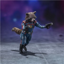 STAR LORD & ROCKET RACCOON 2 FIGURAS 15 & 6 CM MARVEL GUARDIANS OF THE GALAXY VOL. 3 SH FIGUA