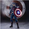 CAPTAIN AMERICA JOHN WALKER FIGURA 15CM MARVEL FALCON & WINTER SOLDIER SH FIGUARTS RE-RUN
