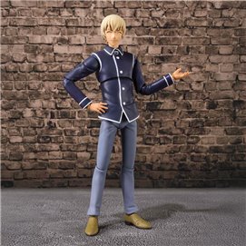 TORU AMURO FIGURA 16 CM DETECTIVE CONAN CASE CLOSED SH FIGUARTS RE-RUN