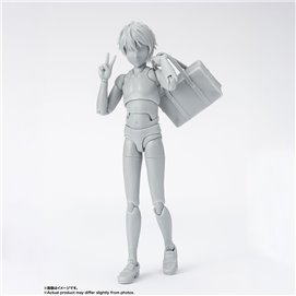 HOMBRE -SCHOOL LIFE- EDITION DX SET (GRAY COLOR VER.) FIG. 13,5 CM BODY-KUN SH FIGUARTS