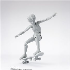 HOMBRE -SCHOOL LIFE- EDITION DX SET (GRAY COLOR VER.) FIG. 13,5 CM BODY-KUN SH FIGUARTS