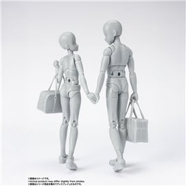 HOMBRE -SCHOOL LIFE- EDITION DX SET (GRAY COLOR VER.) FIG. 13,5 CM BODY-KUN SH FIGUARTS