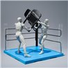ACT RING (NEUTRAL CORNER) & FOLDING CHAIR SET FOR SH FIGUARTS TAMASHII STAGE