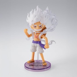 MONKEY D. LUFFY -GEAR 5- FIGURA 7,5 CM ONE PIECE WORLD COLLECTABLE FIGURE X SH FIGUARTS COLLECTORS SHOP