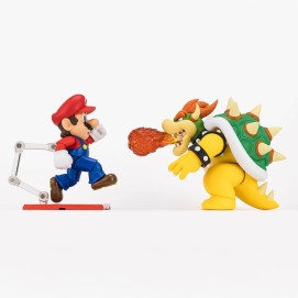 BOWSER FIGURA 13 CM SUPER MARIO BROS S.H. FIGUARTS RE-RUN