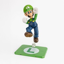 LUIGI FIGURA 11 CM SUPER MARIO BROS S.H. FIGUARTS RE-RUN