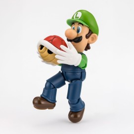 LUIGI FIGURA 11 CM SUPER MARIO BROS S.H. FIGUARTS RE-RUN