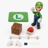 LUIGI FIGURA 11 CM SUPER MARIO BROS S.H. FIGUARTS RE-RUN