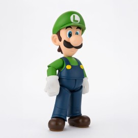 LUIGI FIGURA 11 CM SUPER MARIO BROS S.H. FIGUARTS RE-RUN