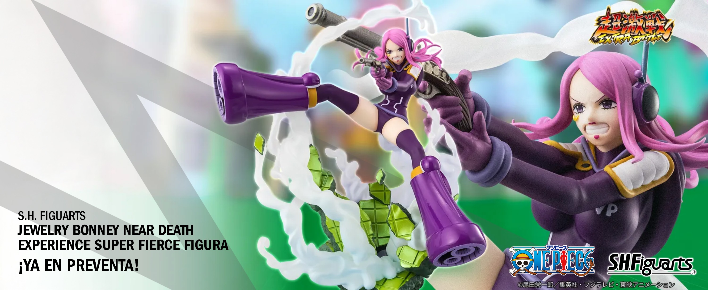 JEWELRY BONNEY NEAR DEATH EXPERIENCE SUPER FIERCE FIGURA 16,5 CM ONE PIECE FIGUARTS ZERO
